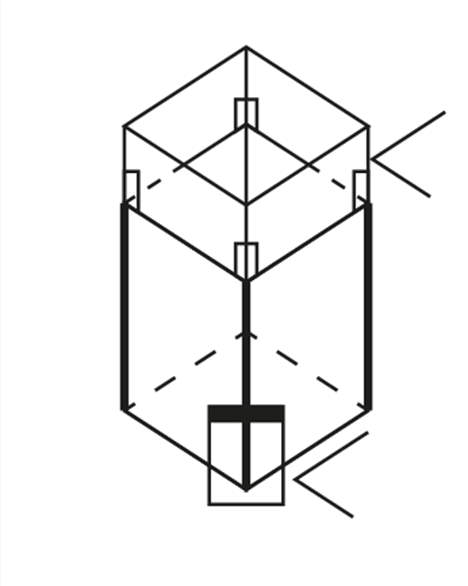 Big Bag in Abmessungen 50x60x130