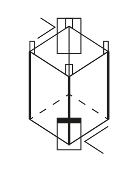 Big Bag in Abmessungen 97x97x212